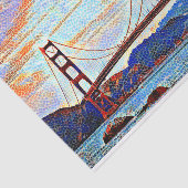Golden Gate Bridge Malerei Seidenpapier (Ausschnitt)