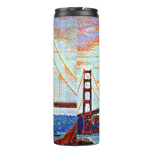 Golden Gate Bridge Malerei Thermosbecher (Rückseite)