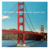 Golden Gate Bridge Memory Keramik Tile Fliese (Vorderseite)