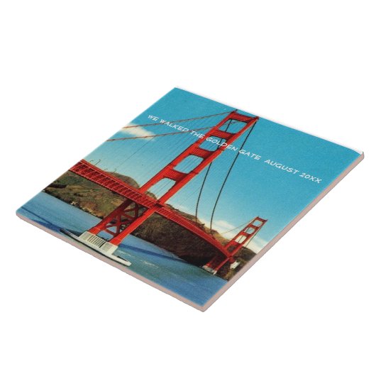 Golden Gate Bridge Memory Keramik Tile Fliese (Seite)