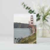 Golden Gate Bridge mit Blick auf den Landkreis von Postkarte (Stehend Vorderseite)