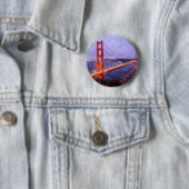 Golden Gate Bridge - Mixed Media Malerei Button (Beispiel)