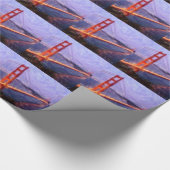 Golden Gate Bridge - Mixed Media Malerei Geschenkpapier (Ecke)