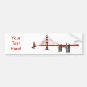 Golden gate bridge: Modell 3D: Autoaufkleber (Vorne)