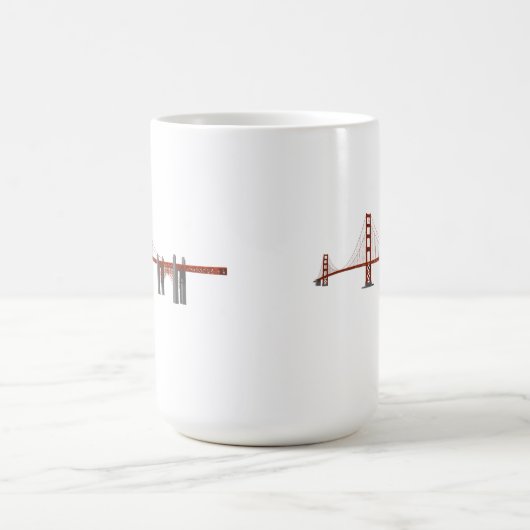 Golden gate bridge: Modell 3D: Kaffeetasse (Mittel)