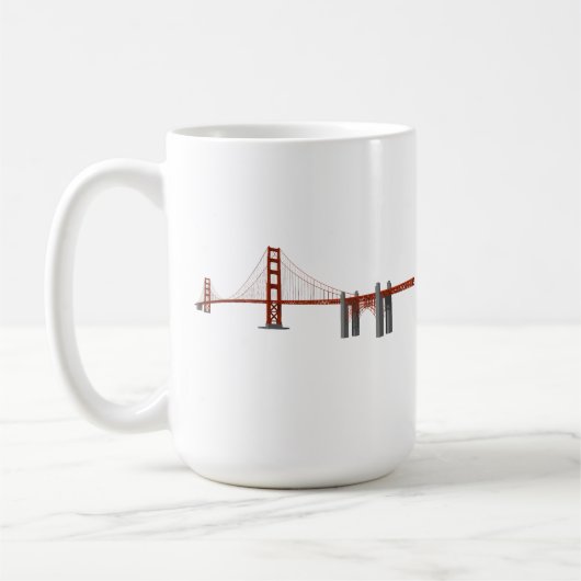 Golden gate bridge: Modell 3D: Kaffeetasse (Links)