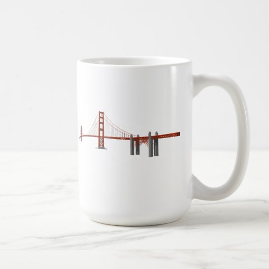Golden gate bridge: Modell 3D: Kaffeetasse (Rechts)