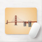 Golden gate bridge: Modell 3D: Mousepad (Mit Mouse)