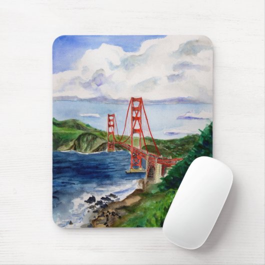 Golden Gate Bridge Mousepad (Mit Mouse)