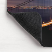Golden gate bridge nachts mousepad (Ecke)