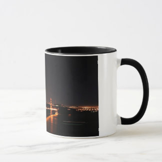Golden gate bridge nachts tasse