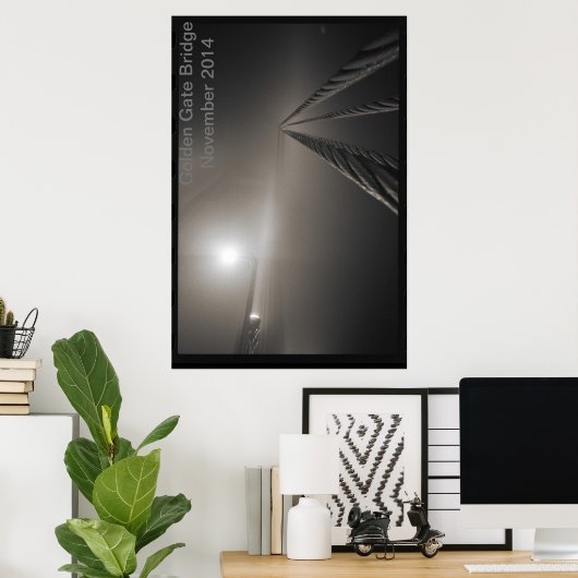 Golden Gate Bridge November 2014 Poster F056 - 26 (Heimbüro)