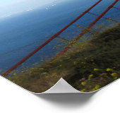 Golden Gate Bridge Panorama Poster (Ecke)