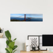 Golden Gate Bridge Panorama Poster (Heimbüro)