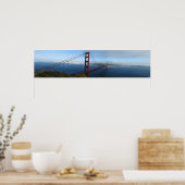 Golden Gate Bridge Panorama Poster (Küche)