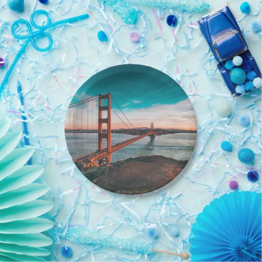 Golden Gate Bridge Pappteller (Party)