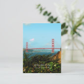 Golden Gate Bridge Postcard Postkarte (Stehend Vorderseite)