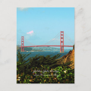 Golden Gate Bridge Postcard Postkarte