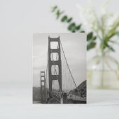 Golden Gate Bridge Postcard Postkarte (Stehend Vorderseite)