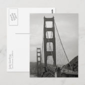 Golden Gate Bridge Postcard Postkarte (Vorne/Hinten)
