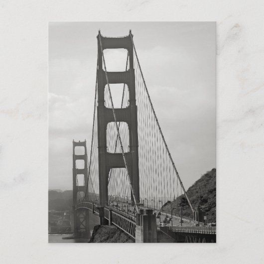 Golden Gate Bridge Postcard Postkarte (Vorderseite)