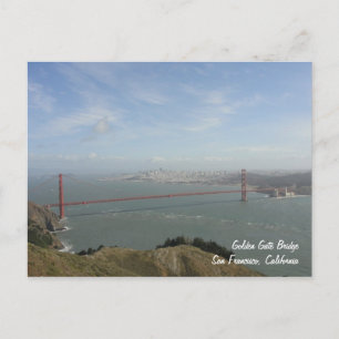 Golden Gate Bridge Postcard Postkarte