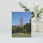 Golden Gate Bridge Postcard Postkarte (Stehend Vorderseite)