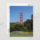 Golden Gate Bridge Postcard Postkarte (Vorne/Hinten)