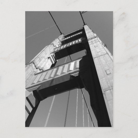 Golden Gate Bridge Postcard Postkarte (Vorderseite)