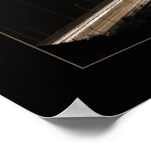 Golden Gate Bridge Poster (Ecke)