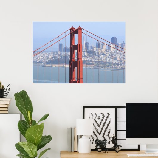 Golden Gate Bridge Poster (Heimbüro)