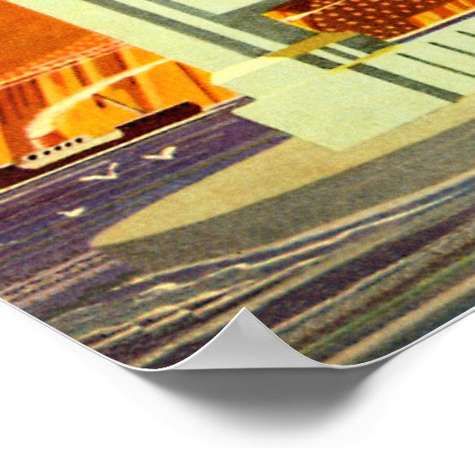 Golden Gate Bridge Poster (Ecke)