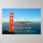 Golden Gate Bridge Poster (Vorne)