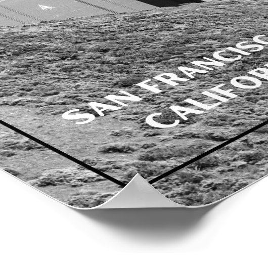 Golden Gate Bridge Poster (Ecke)