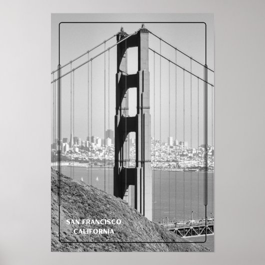 Golden Gate Bridge Poster (Vorne)