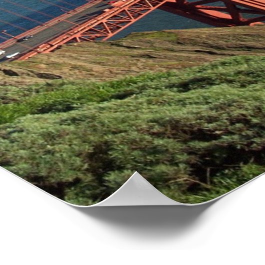 Golden Gate Bridge Poster (Ecke)