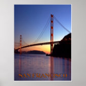 Golden Gate Bridge Poster (Vorne)