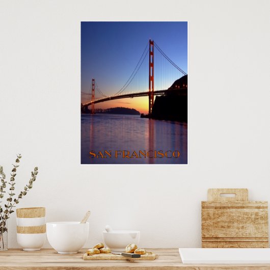Golden Gate Bridge Poster (Küche)