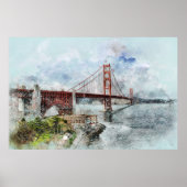 Golden Gate Bridge Poster (Vorne)