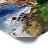 Golden Gate Bridge Poster (Ecke)
