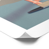 Golden Gate Bridge. Poster (Ecke)