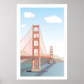 Golden Gate Bridge. Poster (Vorne)