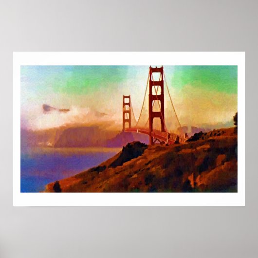 Golden Gate Bridge Poster (Vorne)