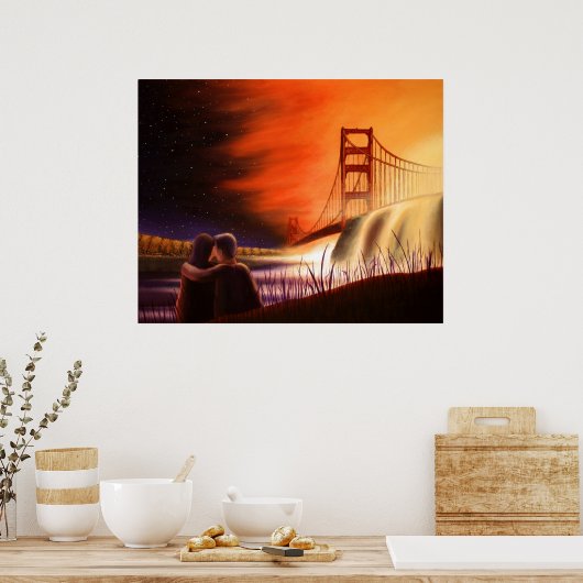 Golden Gate Bridge Poster (Küche)