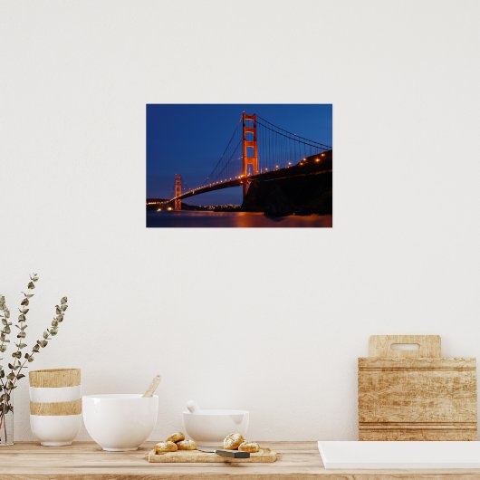 Golden Gate Bridge Poster (Küche)