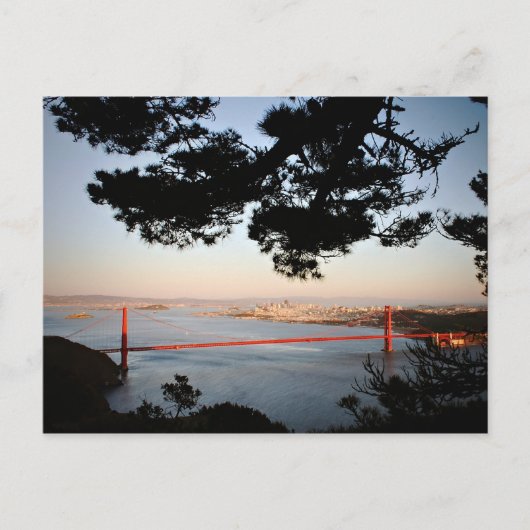 Golden Gate Bridge Postkarte (Vorderseite)
