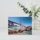 Golden Gate Bridge Postkarte (Stehend Vorderseite)