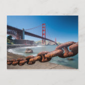 Golden Gate Bridge Postkarte (Vorderseite)