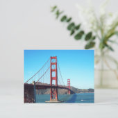 Golden Gate Bridge Postkarte (Stehend Vorderseite)