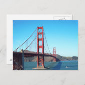 Golden Gate Bridge Postkarte (Vorne/Hinten)